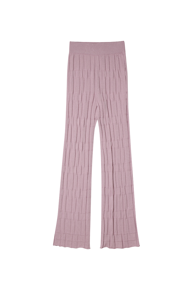 summer ribbed pants (pink)